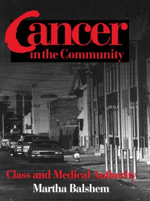 cover image of Cancer in the Community
